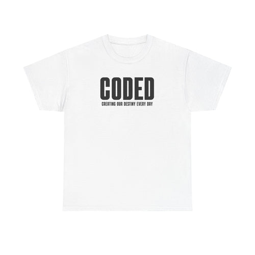 CODED - Creating Our Destiny Everyday Logo Tee